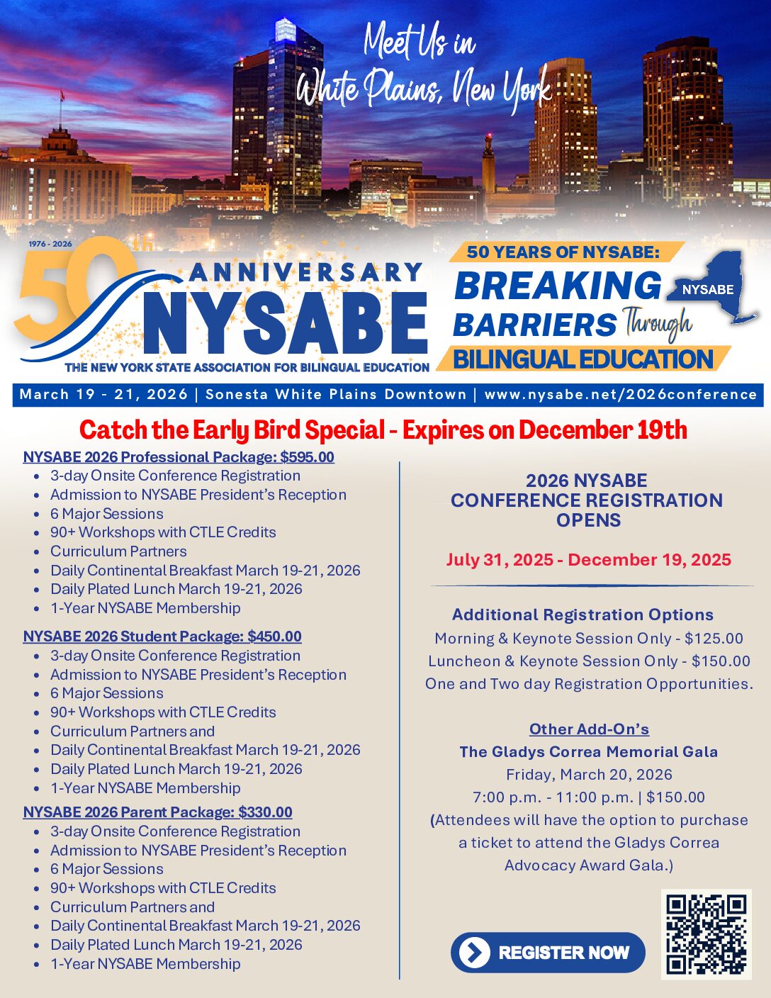 Conference Early Bird FLyer